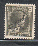 LUXEMBOURG LUSSEMBURGO 1926 1927 SURCHARGE OFFICIEL 40c MH - Officials