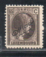 LUXEMBOURG LUSSEMBURGO 1926 1927 SURCHARGE OFFICIEL 65c MH - Oficiales