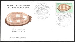 Nouvelle Calédonie  4 Juin 1970  - FDC  PA 37 - Nouméa  - Porcelaine Taupe - Briefe U. Dokumente