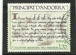 ANDORRA-CORREO FRANCES ESTE SELLO O SIMILAR   CON TAMPON DE PRIMER DIA YVERT Nº 273 (C.U) - Used Stamps