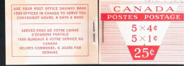 CANADA CARNET BOOKLET SERIE BASICA - Volledige Boekjes