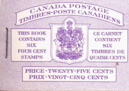 CANADA CARNET BOOKLET SERIE BASICA - Ganze Markenheftchen