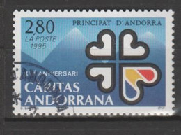 ANDORRA CORREO FRANCES Nº 456 ESTE SELLO O SIMILAR  USADO O MATASELLADO DE PRIMER DIA (C.U ) - Gebruikt