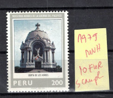 CHCT48 - Heroes, History, Complete Series, MNH Stamp, 1979, Peru - Peru