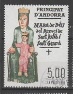 ANDORRA CORREO FRANCES Nº   412 SELLO USADO O MATASELLADO DE PRIMER DIA (3. 4 ) - Used Stamps