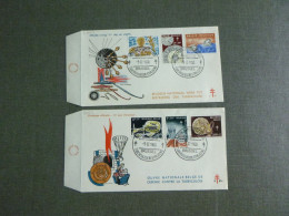 1960 1163/1168 FDC (Brux-Brus) :  "Antiteringzegels/Antituberculeux" - 1951-1960