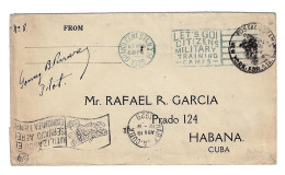 USA AIRMAIL PILOT GOMEZ B. PINARES SIGNED COVER To Cuba 1929 - Marcofilia