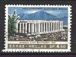 GRECE. N°934 De 1967 Oblitéré. Temple D'Apollon. - Mitologia