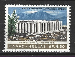 GRECE. N°934 De 1967 Oblitéré. Temple D'Apollon. - Mythology