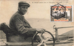 GRANDE SEMAINE D' AVIATION De La CHAMPAGNE - 1909 - PILOTE LATHAM - VIGNETTE ; VOYAGEE, OBLITEREE - TRES BON ETAT - Aviation