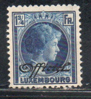 LUXEMBOURG LUSSEMBURGO 1930 1935 SURCHARGE OFFICIEL 1 3/4fr MH - Service