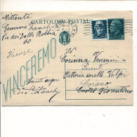 Italia Cartolina Postale  Vinceremo 15c+15c 4-1-1943 - Stamped Stationery