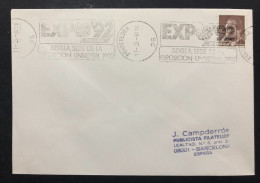 SPAIN, Cover With Special Cancellation « EXPO '92 », « PONTEVEDRA Postmark », 1987 - 1992 – Siviglia (Spagna)