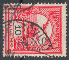 Felsővisó Vișeu De Sus POSTMARK 1910 ROMANIA Transylvania Hungary Erdély Máramaros Maramureș County KuK TURUL 10 F - Transsylvanië