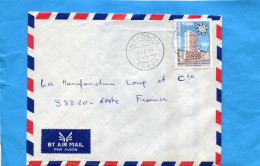 MARCOPHILIE- CONGO - Lettre Pour France Cad IMPFONDO 184  Stamp N°746coopération Douanière - Otros & Sin Clasificación