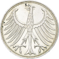 Monnaie, République Fédérale Allemande, 5 Mark, 1972, Hambourg, SUP, Argent - 5 Mark
