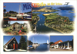 72444630 Missunde An Der Schlei Yachthafen Gaststaette Pavillon Fliegeraufnahme  - Other & Unclassified