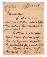 VP22.405 - POUGUES - LES - EAUX 1921 - LAS - Lettre Autographe Signée - Mgr Lucien LACROIX Evêque De Tarentaise ..... - Historical Figures