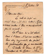 VP22.405 - POUGUES - LES - EAUX 1921 - LAS - Lettre Autographe Signée - Mgr Lucien LACROIX Evêque De Tarentaise ..... - Historische Personen