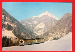 ZWZ-12  Train De Marchandises Aigle - Les Diablerets Quittant Les Planches, Dans La Neige.    Ferriviews 78 399 - Aigle