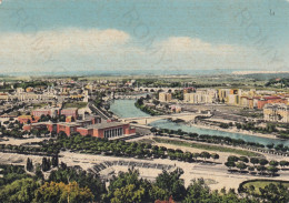 CARTOLINA  ROMA,LAZIO-PANORAMA-FORO ITALICO-CULTURA,STORIA,MEMORIA,RELIGIONE,IMPERO ROMANO,BELLA ITALIA,VIAGGIATA 1960 - Panoramische Zichten, Meerdere Zichten