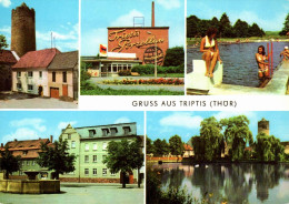 G5349 - TOP Triptis - Freibad VEB Porzellanwerk Markt - Verlag Bild Und Heimat Reichenbach - Triptis