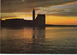 CARTOLINA  TRANI,PUGLIA-IL DUOMO-MEMORIA,CULTURA,RELIGIONE,IMPERO ROMANO,CRISTIANESIMO,BELLA ITALIA,VIAGGIATA 1984 - Trani