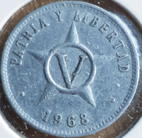 CUBA: 5 CENTAVOS 1968 Km 34 - Cuba