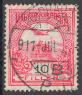 TPO Travelling Post Office Railway Train POPRÁD - PODOLIN Budapest Postmark TURUL 1911 Hungary Slovakia KuK Podolínec 10 - Other & Unclassified