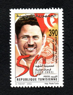 2002- Tunisie - Le 50ème Anniversaire De L'Assassinat De Farhat Hached-- Emission Complete 1v.MNH** - Tunisie (1956-...)