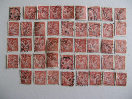 LOT DE 44 TIMBRES OBLITERES  TYPE IRIS A 1.50 F ORANGE  N° 435 - 1939-44 Iris