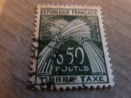 Type Gerbes - Timbre-Taxe - 50c. - Yt 93 - Vert Foncé - Oblitéré - Année 1960 - - 1960-.... Usados