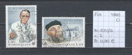 (TJ) Europa CEPT 1980 - Finland YT 831/32 (gest./obl./used) - 1980