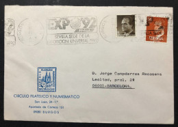 SPAIN, Cover With Special Cancellation « EXPO '92 », « BURGOS  Postmark », 1987 - 1992 – Sevilla (Spain)