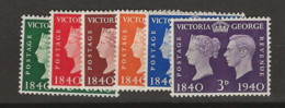 1940 MH GB,  Mi 215-20 - Unused Stamps