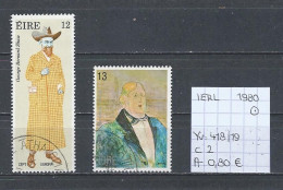 (TJ) Europa CEPT 1980 - Ierland YT 418/19 (gest./obl./used) - 1980