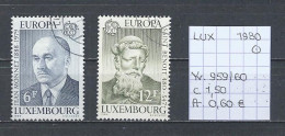 (TJ) Europa CEPT 1980 - Luxemburg YT 959/60 (gest./obl./used) - 1980