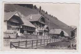 Cerniat, Centre Du Village, Hôtel De La Berra, Magasin. Carte-photo - Cerniat 