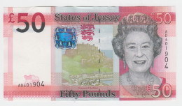 Jersey Banknote Fifty Pound (Pick 36) Code AD - Superb UNC Condition - Jersey