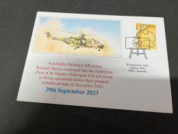 (1-10-2023) (3 U 2) MRH-Taipan Helicopter, Will Not Fly In Australia Anymore...   29-9-2023 - Helicopters