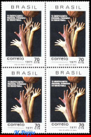 Ref. BR-1188-Q BRAZIL 1971 - WORLD WOMEN�S BASKETBALLCHAMPIONSHIP, MI# 1282, BLOCK MNH, SPORTS 4V Sc# 1188 - Blocs-feuillets