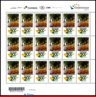 Ref. BR-V2017-09FO BRAZIL 2017 - 200 YEARS OF ARARAQUARACITY, TREES, SHEET MNH, CITIES 18V - Blocks & Sheetlets