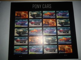 Pony Cars,USA,2022, Neufs** - Unused Stamps