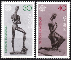 GERMANY 1974 EUROPA: Sculpture. Complete Set, MNH - 1974