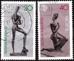 GERMANY 1974 EUROPA: Sculpture. Complete Set, Used - 1974