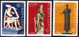 GREECE 1974 EUROPA: Sculpture. Complete Set, MNH - 1974