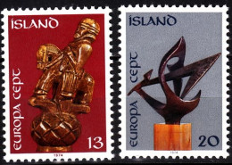 ICELAND / ISLAND 1974 EUROPA: Sculpture. Complete Set, MNH - 1974