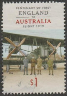 AUSTRALIA - USED 2019 $1.00 Centenary Of First England/Australia Flight - Aircraft - Used Stamps