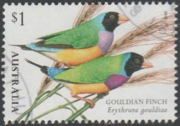 AUSTRALIA - USED 2018 $1.00 Finches Of Australia Part II - Gouldian Finch - Bird - Used Stamps