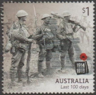 AUSTRALIA - USED 2018 $1.00 Centenary Of WWI: 1918 - Last 100 Days - Soldiers - Used Stamps